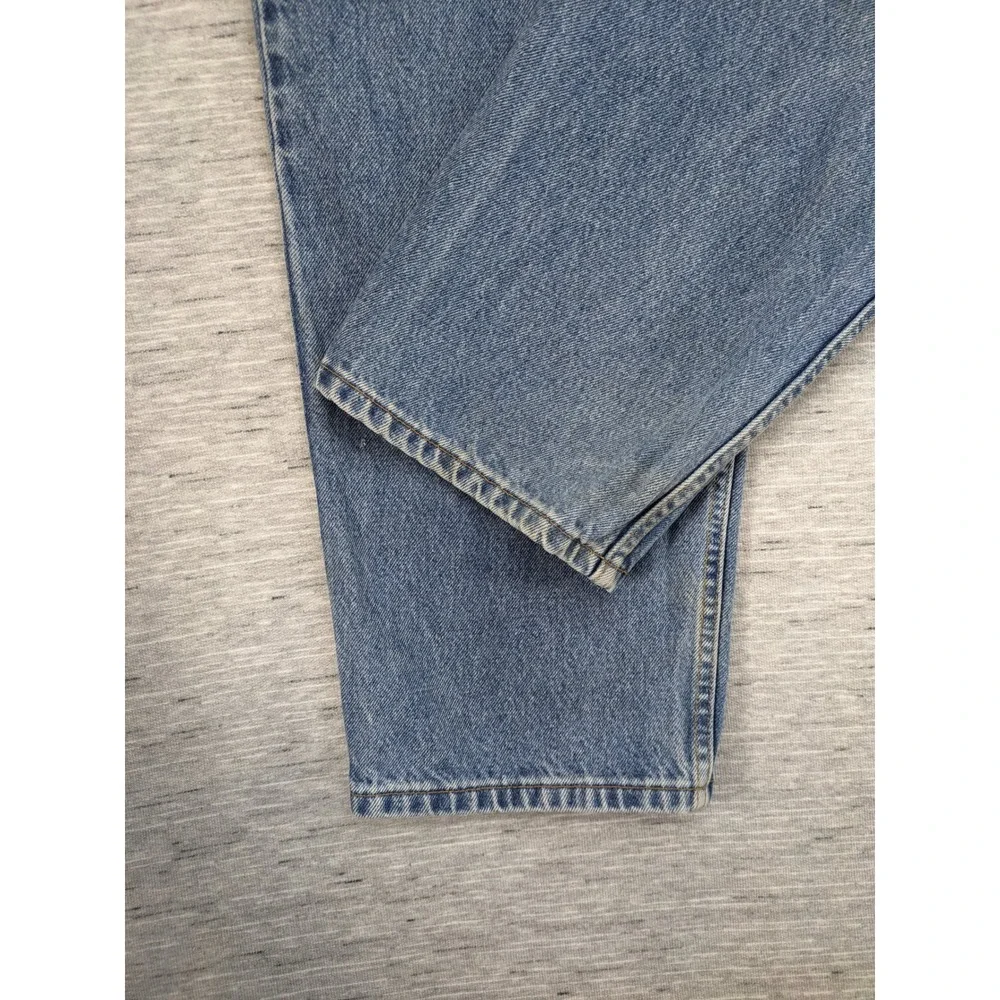 Vtg Levi's Relaxed Fit Jeans Straight Leg Denim Pants Casual Classic 40x32 STAIN